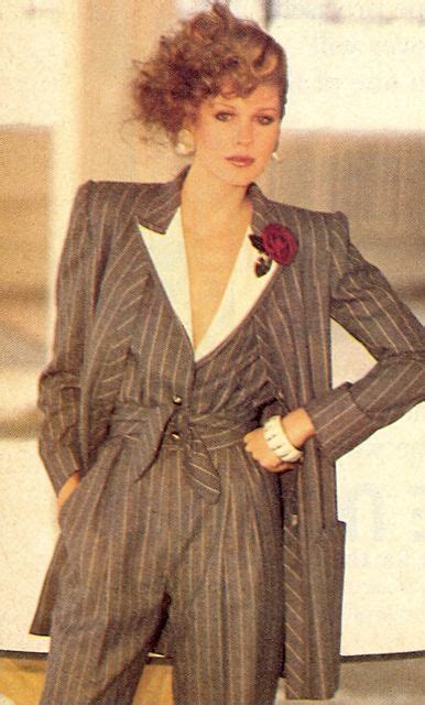 1980s power suit women